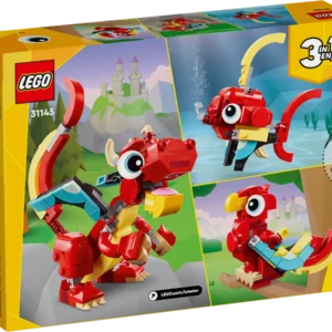 LEGO Drago rosso-1