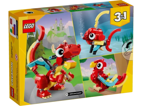 LEGO Drago rosso-1