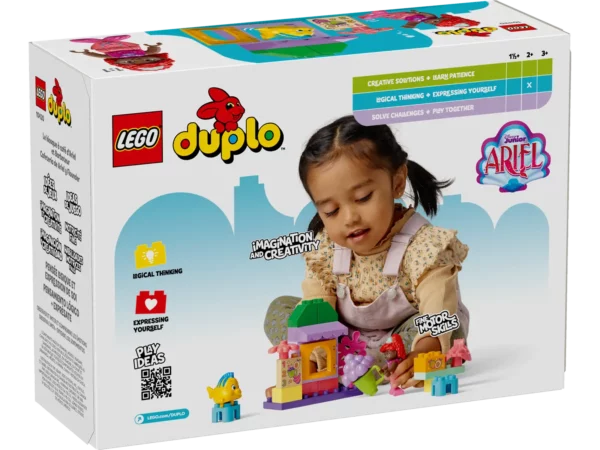 Scatola del set Il chiosco del caffè di Ariel e Flounder Lego Duplo 10420