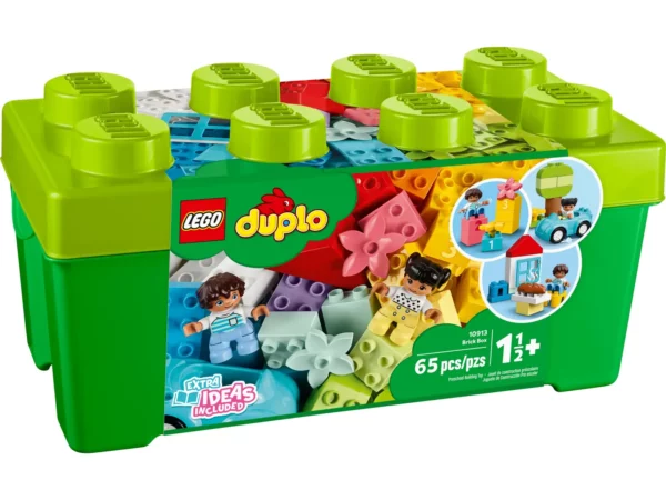 Scatola di mattoncini Lego Duplo Madre e figlio che giocano con i mattoncini Lego Duplo 10913